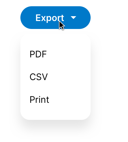 Dropdown Menu button